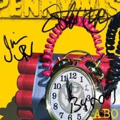 RARE-T Limited Edition Frames Pennywise - About Time Gold LP Limited Signature Edition Studio Licensed Custom Frame 13 RARE-T Limited Edition Frames Pennywise - About Time Gold LP Limited Signature Edition Studio Licensed Custom Frame