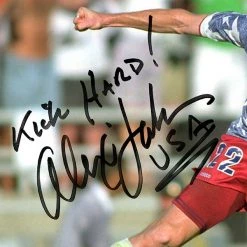 RARE-T Alexi Lalas - Team USA Photo Limited Signature Edition Studio Licensed Custom Frame Sports Memorabilia