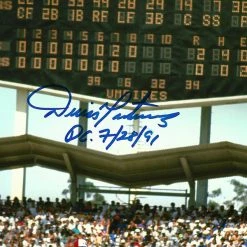 RARE-T Sports Memorabilia Montreal Expos Dennis 'El Presidente' Martinez Perfect Game Photo Limited Signature Edition MLB Licensed Custom Frame