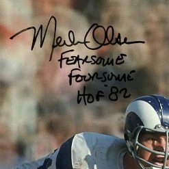 RARE-T Los Angeles Rams - Merlin Olsen Limited Signature Edition Studio Licensed Custom Frame