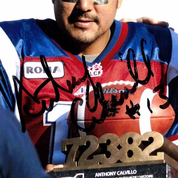 RARE-T Montreal Alouettes - Anthony Calvillo Photo Limited Signature Edition Studio Licensed Custom Frame Sports Memorabilia 4 RARE-T Montreal Alouettes - Anthony Calvillo Photo Limited Signature Edition Studio Licensed Custom Frame Sports Memorabilia