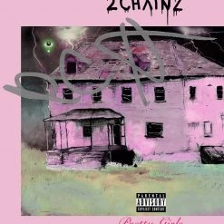 RARE-T Limited Edition Frames 2 Chainz Pretty Girls Like Trap Music Gold LP Limited Signature Edition Studio Licensed Custom Frame