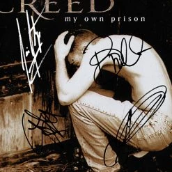 RARE-T Creed My Own Prison Platinum LP Limited Signature Edition Studio Licensed Custom Frame Limited Edition Frames