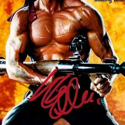 RARE-T First Blood Rambo Photo & VHS Limited Signature Edition Studio Licensed Custom Frame