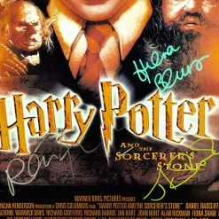 RARE-T Limited Edition Frames Harry Potter And The Sorcerer's Stone Mini Poster Limited Signature Edition Studio Licensed Custom Frame