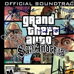 RARE-T Limited Edition Frames Grand Theft Auto San Andreas - Soundtrack Platinum LP Limited Signature Edition Studio Licensed Custom Frame
