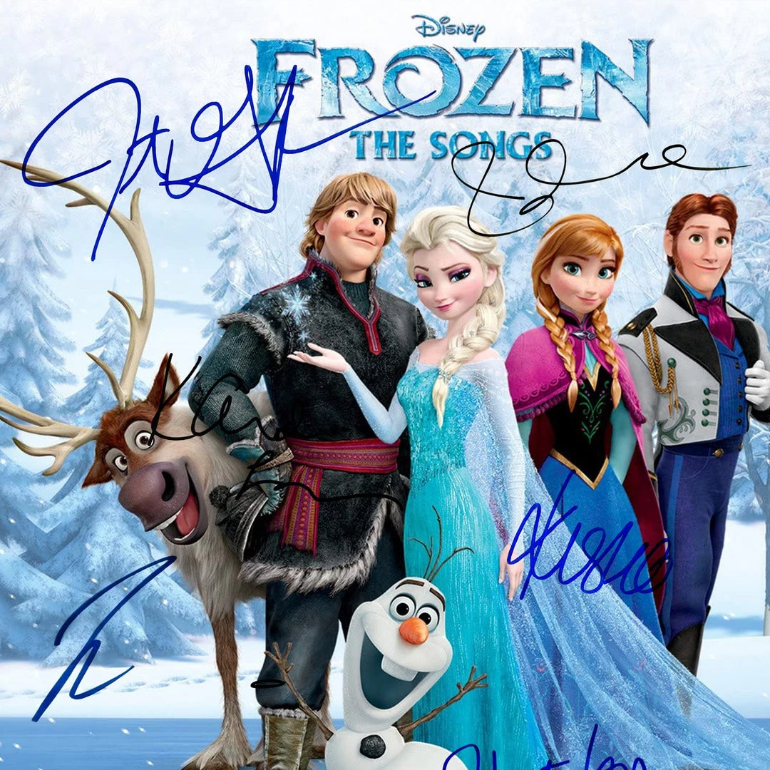 RARE-T Frozen - Soundtrack Platinum LP Limited Signature Edition Studio Licensed Custom Frame 4 RARE-T Frozen - Soundtrack Platinum LP Limited Signature Edition Studio Licensed Custom Frame