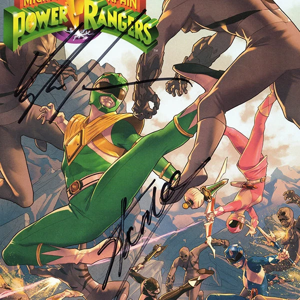 RARE-T Mighty Morphin Power Rangers #1 Limited Signature Edition Comic Book Cover Art Custom Frame 4 RARE-T Mighty Morphin Power Rangers #1 Limited Signature Edition Comic Book Cover Art Custom Frame