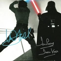 RARE-T Ready To Ship! - Star Wars Luke Vs Darth Vader Mini Poster Limited Signature Edition Studio Licensed Custom Frame Ready To Ship! 48 Hour Shipping!