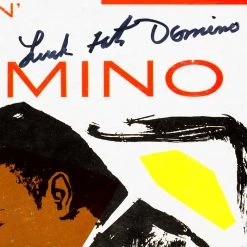 RARE-T Limited Edition Frames Fats Domino - Rock And Rollin' With Fats Domino Platinum LP Limited Signature Edition Studio Licensed Custom Frame