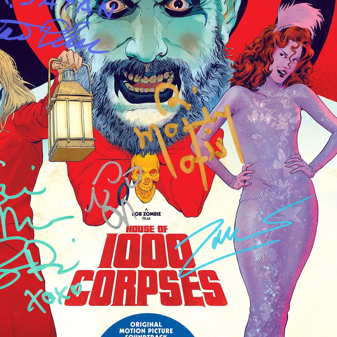 RARE-T House Of 1000 Corpses - Soundtrack Platinum LP Limited Signature Edition Studio Licensed Custom Frame Limited Edition Frames 5 RARE-T House Of 1000 Corpses - Soundtrack Platinum LP Limited Signature Edition Studio Licensed Custom Frame Limited Edition Frames