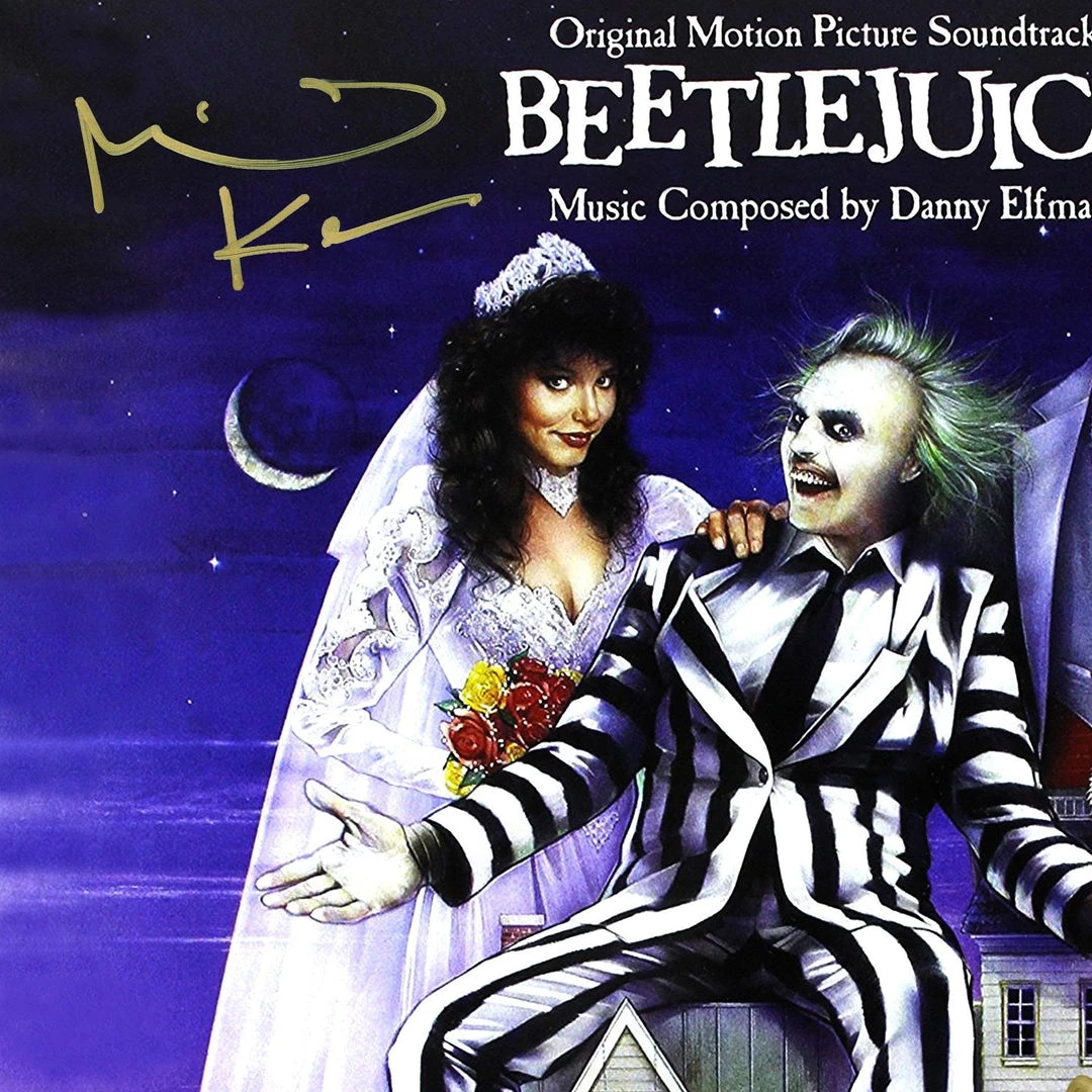 RARE-T Limited Edition Frames Beetlejuice Motion Picture Soundtrack Limited Signature Edition Gold LP Custom Frame 5 RARE-T Limited Edition Frames Beetlejuice Motion Picture Soundtrack Limited Signature Edition Gold LP Custom Frame