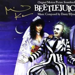 RARE-T Limited Edition Frames Beetlejuice Motion Picture Soundtrack Limited Signature Edition Platinum LP Custom Frame