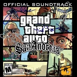 RARE-T Limited Edition Frames Grand Theft Auto San Andreas - Soundtrack Platinum LP Limited Signature Edition Studio Licensed Custom Frame