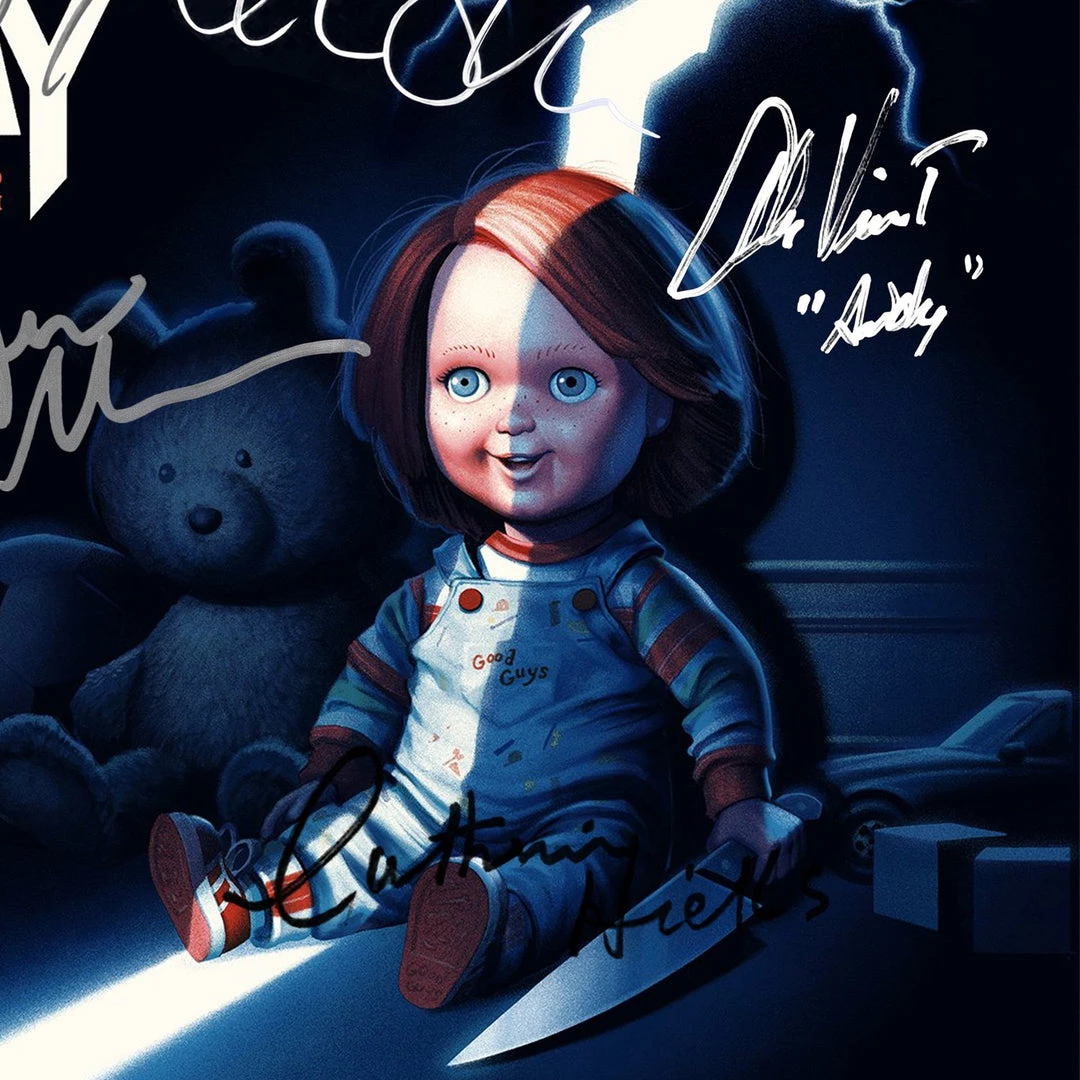 RARE-T Child's Play Soundtrack Gold LP Limited Signature Edition Studio Licensed Custom Frame 3 RARE-T Child's Play Soundtrack Gold LP Limited Signature Edition Studio Licensed Custom Frame