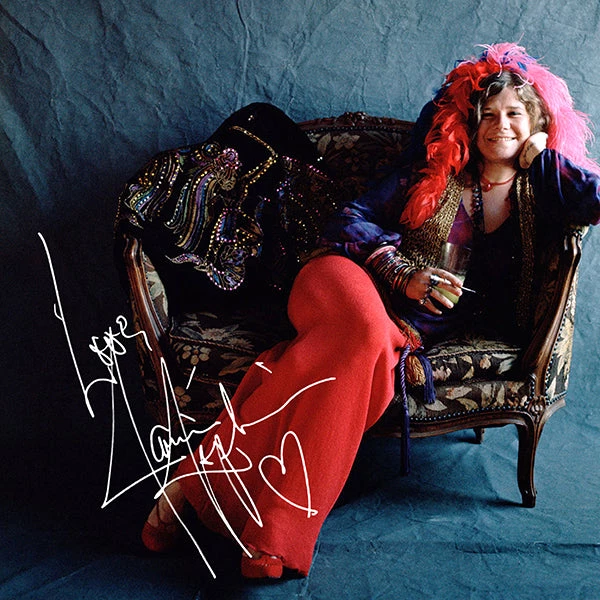 RARE-T Janis Joplin - Pearl Platinum LP Limited Signature Edition Studio Licensed Custom Frame 4 RARE-T Janis Joplin - Pearl Platinum LP Limited Signature Edition Studio Licensed Custom Frame