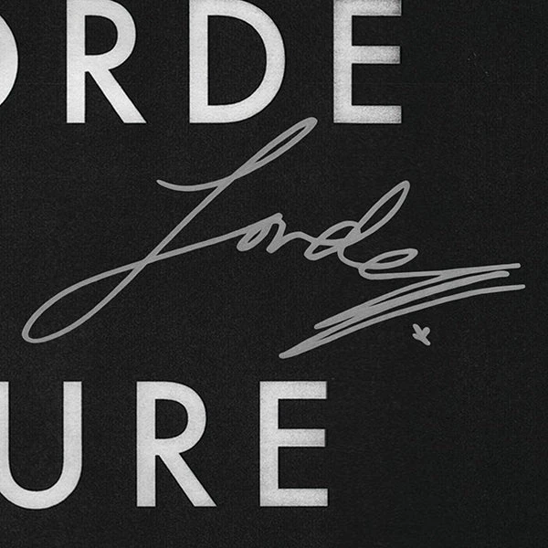 RARE-T Lorde - Pure Heroine LP Cover Limited Signature Edition Studio Licensed Custom Frame 4 RARE-T Lorde - Pure Heroine LP Cover Limited Signature Edition Studio Licensed Custom Frame
