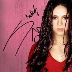 RARE-T Shakira Donde Estan Los Ladrones? Gold LP Limited Signature Edition Studio Licensed Custom Frame