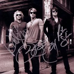 RARE-T Bon Jovi Band Photo Limited Signature Edition Studio Licensed Custom Frame