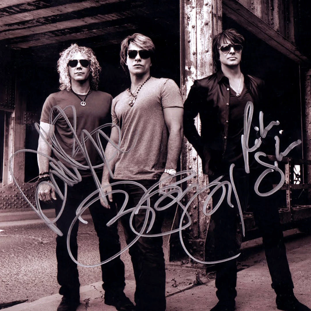 RARE-T Bon Jovi Band Photo Limited Signature Edition Studio Licensed Custom Frame 2 RARE-T Bon Jovi Band Photo Limited Signature Edition Studio Licensed Custom Frame
