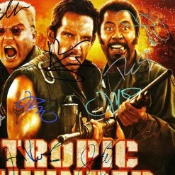 RARE-T Tropic Thunder - Original Motion Picture Soundtrack Gold LP Limited Signature Edition Studio Licensed Custom Frame