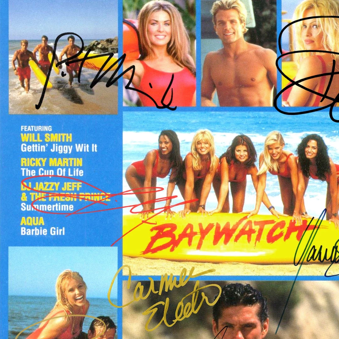 RARE-T Limited Edition Frames Baywatch - Soundtrack Platinum LP Limited Signature Edition Studio Licensed Custom Frame 6 RARE-T Limited Edition Frames Baywatch - Soundtrack Platinum LP Limited Signature Edition Studio Licensed Custom Frame