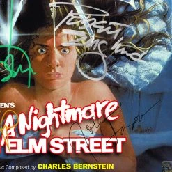 RARE-T A Nightmare On Elm Street - Soundtrack Platinum LP Limited Signature Edition Studio Licensed Custom Frame Limited Edition Frames