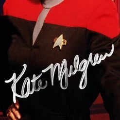 RARE-T Star Trek Voyager - Captain Janeway Photo Limited Signature Edition Studio Licensed Custom Frame