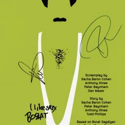 RARE-T Borat Transcript Limited Signature Edition Studio Licensed Custom Frame 14 RARE-T Borat Transcript Limited Signature Edition Studio Licensed Custom Frame