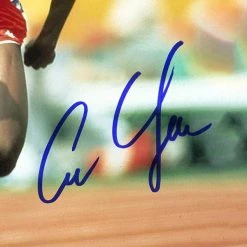 RARE-T Carl Lewis Photo Limited Signature Edition Studio Licensed Custom Frame