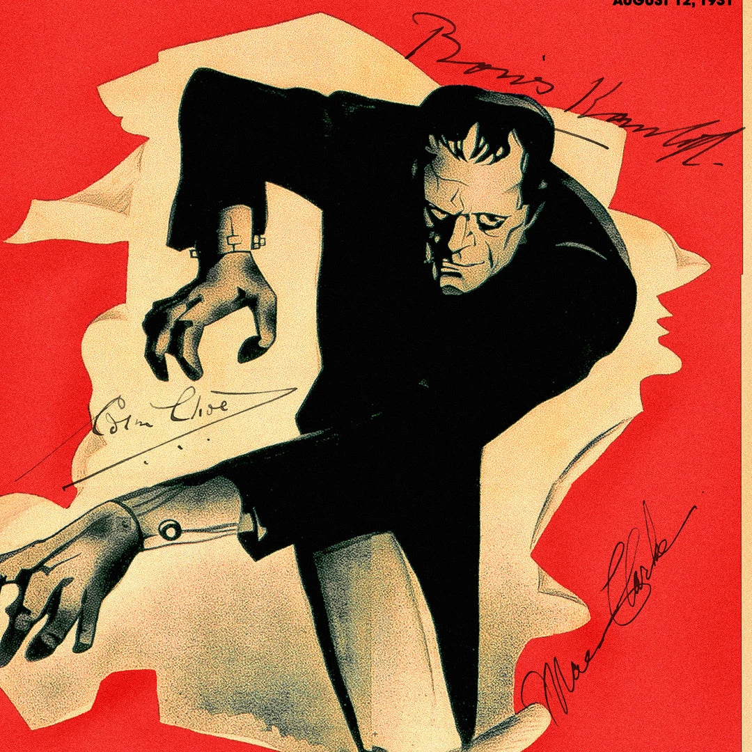 RARE-T Frankenstein (1931) Script Limited Signature Edition Studio Licensed Custom Frame 4 RARE-T Frankenstein (1931) Script Limited Signature Edition Studio Licensed Custom Frame