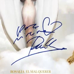 RARE-T Rosalia - El Mal Querer Gold LP Limited Signature Edition Studio Licensed Custom Frame 13 RARE-T Rosalia - El Mal Querer Gold LP Limited Signature Edition Studio Licensed Custom Frame