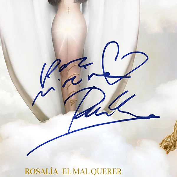 RARE-T Rosalia - El Mal Querer Gold LP Limited Signature Edition Studio Licensed Custom Frame 4 RARE-T Rosalia - El Mal Querer Gold LP Limited Signature Edition Studio Licensed Custom Frame