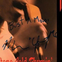 RARE-T Young M.C. - Cold Stone Rhymin' Platinum LP Limited Signature Edition Studio Licensed Custom Frame Limited Edition Frames