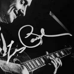 RARE-T The Father Of Electric Guitar 'Les Paul' Photo Limited Signature Edition Studio Licensed Custom Frame Limited Edition Frames