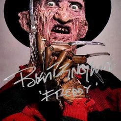 RARE-T Nightmare On Elm Street Freddy Photo Limited Signature Edition Studio Licensed Custom Frame Limited Edition Frames