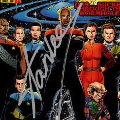 RARE-T Star Trek Deep Space Nine #1 Limited Signature Edition Comic Book Cover Art Custom Frame Limited Edition Frames