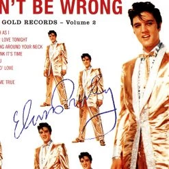 RARE-T Elvis Presley - 50,000,000 Fans Can't Be Wrong LP Cover Limited Signature Edition Studio Licensed Custom Frame