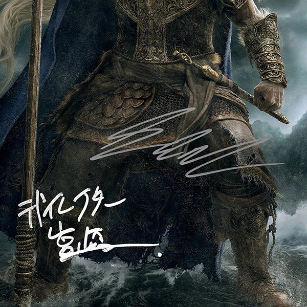 RARE-T Elden Ring - George R.R Martin & Hidetaka Miyazaki Cover Photo Limited Signature Edition Studio Licensed Custom Frame Limited Edition Frames 4 RARE-T Elden Ring - George R.R Martin & Hidetaka Miyazaki Cover Photo Limited Signature Edition Studio Licensed Custom Frame Limited Edition Frames