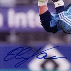 RARE-T FC Bayern Munich Oliver Kahn Limited Signature Edition Studio Licensed Photo Custom Frame Sports Memorabilia