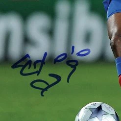 RARE-T Sports Memorabilia Barcelona FC - Samuel Eto'o Photo Limited Signature Edition Studio Licensed Custom Frame