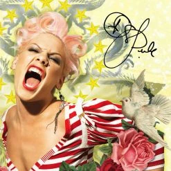 RARE-T Pink I'm Not Dead Gold LP Limited Signature Edition Studio Licensed Custom Frame Limited Edition Frames