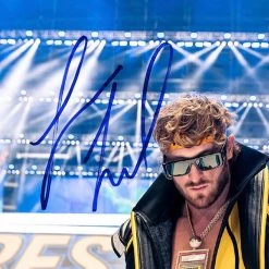 RARE-T Sports Memorabilia WWE - Logan Paul Photo Limited Signature Edition Studio Licensed Custom Frame