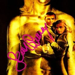 RARE-T James Bond Goldfinger Photo & VHS Limited Signature Edition Studio Licensed Custom Frame Limited Edition Frames