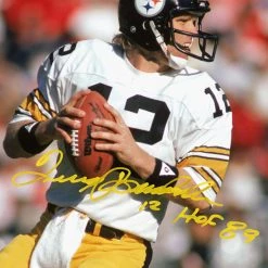 RARE-T Sports Memorabilia Pittsburg Steelers- Terry Bradshaw Photo Limited Signature Edition Studio Licensed Custom Frame