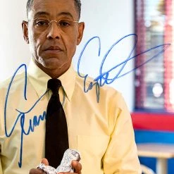 RARE-T Los Pollos Hermanos Gus Fring Limited Signature Edition Studio Licensed Photo Custom Frame