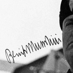 RARE-T Benito Mussolini Limited Signature Edition Studio Licensed Photo Custom Frame