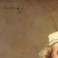 RARE-T Rembrandt Mini Poster Limited Signature Edition Studio Licensed Custom Frame