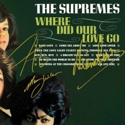 RARE-T The Supremes - Where Did Our Love Go Gold LP Limited Signature Edition Studio Licensed Custom Frame Limited Edition Frames