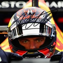 RARE-T Limited Edition Frames Max Verstappen Red Bull F1 Car Photo Limited Signature Edition Licensed Custom Frame